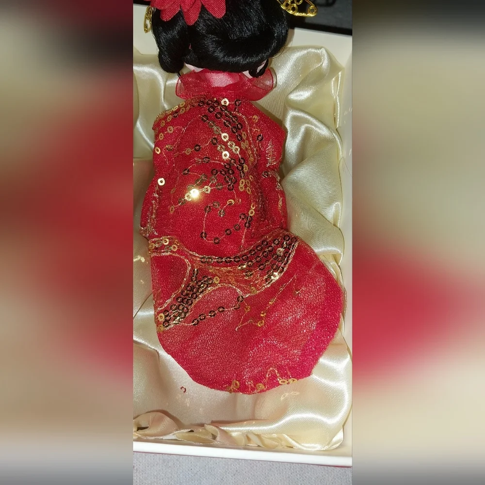 Peking Opera Character Porcelain Silk Doll Chinese Collectible, 7